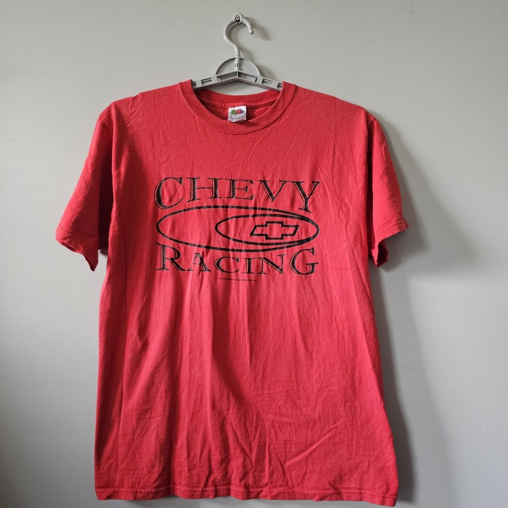Vintage Chevrolet Racing Razz Sportswear T-Shirt Men's Size‎ Large Chevy Hot Rod